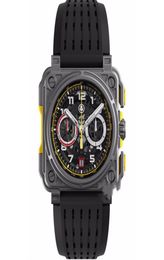 Wristwatches BR Model Sport Rubber Watchband Quartz Bell Luxury Multifunction Watch Business Stainless Steel Man Ross Wristwatch4205881