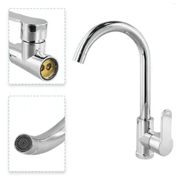 Kitchen Faucets 2024 Faucet Basin Sink Single Handle Cold Mixer Water Tap Bathroom Supplies Polished Chrome Plated Plastic Steel