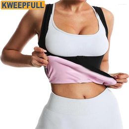 Waist Support Sauna Sweat Vest For Women Weight Loss Suit Plus Size Workout Tank Top Shaper Trainer Womens
