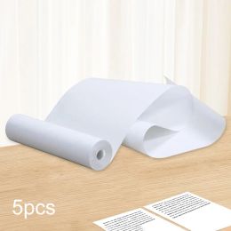 Paper Oil Resistance 5 Rolls A4 Thermal Paper Inkless 210x30mm Fax Machine Paper Thermal Printing Paper Rolls No Toxic for Home Office