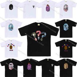 monkey t shirt mens designer tshirt men tshirt designer Crew Neck Short Sleeve Breathable 100% Cotton Print Floral Sport Loose Summer Vacation sweatshirt