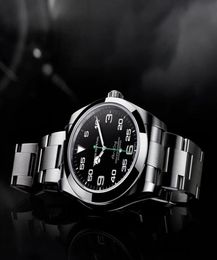 Factory Direct selling 116900 40mm Air Black Dial Young fashion men039s watch Automatic Movement Crown Men039s Watches wrist2148404
