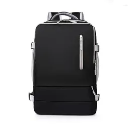 Outdoor Bags Girls USB Charging Laptop Schoolbag Travel Backpack Women Large Capacity Bag Tote Carry On Duffel