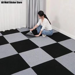 Carpets 30x30cm Anti Slip Self-adhesive Floor Sticker Thickened Carpet Mat Living Room Bedroom Office Decoration