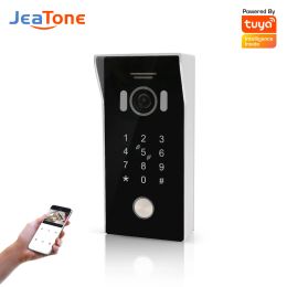 Phone Jeatone 960P Video Intercom DHCP Smart WiFi Video Doorbell With Unlock Function Tuya 960P Waterproof Smart Doorphone 83225EPC