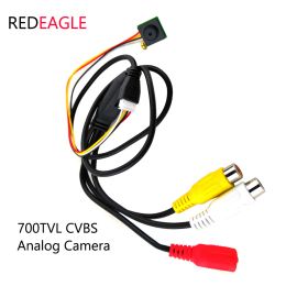 Cameras REDEAGLE CVBS Mini CCTV Security Camera 700tvl CMOS Home Video Audio Analog Camera AV Output