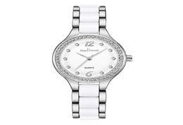 Newest Arrival Ceramic Quartz Movement Womens Watch Diamond Ladies Watches Life Waterproof Excellent Wristwatches2395111