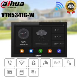 Intercom Dahua VTH5341GW Wireless POE 10inch WiFi IP Digital Indoor Monitor Touch Screen Video Intercom Builtin Speaker Home Security