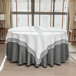 Table Cloth 4002 PVC Imported Dining With Oil Proof Waterproof Light Luxury And High-end Feel Rectangular Tablecloth