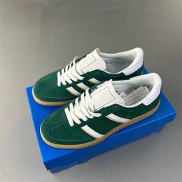 New Spezials Handball Spezial Almost Yellow Scarlet Navy Gum Aluminium Arctic Night Shadow Brown Collegiate Green White Grey Casual Shoe Sneakers Gym Shoes dz