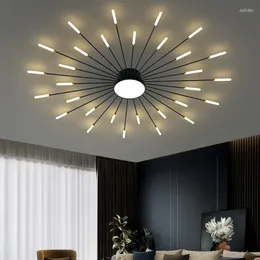 Ceiling Lights Modern LED Living Dining Table Kitchen Bedroom Creative Fireworks Chandelier Indoor Lamps For Room Home-appliance