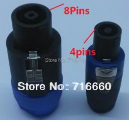 System 10pcs/lot 8 pole speakon connectors for line arrays 8 pole male speakon speaker connector Audio Connectors for line array