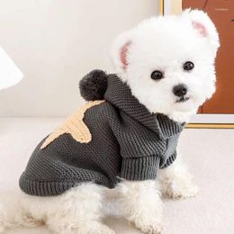 Dog Apparel Pet Clothing Sweater Autumn Winter Warm Thick Home Out Starfish Pattern Supplies Accessories