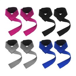 2pcs Gym Lifting Straps Weight lifting Wrist Weight Belt Body Building Gloves for Women Men Fitness Crossfit Barbells Power 240322