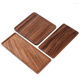 Tea Trays Bamboo Tray Set Fruit Wooden Accessories Office And Household