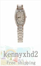 New Korean version watch waterproof full bore barrel type diamond inlaid fashion student wristwatch4623735