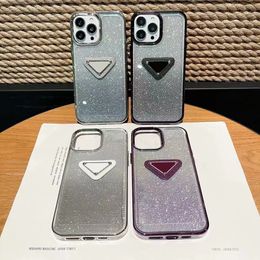 Electroplated Border Glitter Designer Phone Case For Iphone 14 15 13 12 11 Pro Xs Max X Xr Luxury Case Soft Protective Fundas