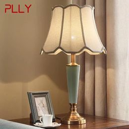 Table Lamps PLLY Contemporary Ceramics Lamp American Style Living Room Bedroom Bedside Desk Light El Engineering Decorative