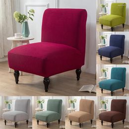 Chair Covers Solid Color Durable Fat Cover Thick Elastic Stretch Household Items Single Sofa Protect