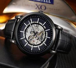 New Fashion Mens Sport Wrist watch AR Luxury Style Stainless Steel Skeleton Dial and Back Designer Automatic Movement Sweeping wat5570656