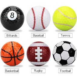 6pcs bag Golf Balls Two layers Golf Practise balls Golf gift balls7317773