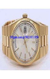 Christmas Gift mens watches Dress Styles 19018 18K Yellow Gold Stick Dial 36mm1572780