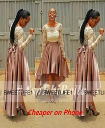 Real Image Pretty Lace Elastic Satin A Line Party Prom Dresses 2020 African Nigerian Turkish Long Sleeves Pageant Gowns5573132