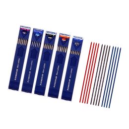 Pencils 1 Tube Staedtler Mars Carbon 200 2.0mm Mechanical Pencil Lead Refills 4B/2B/B/HB/H/2H/4H Black& 6 Colours 12pcs/tubes Germany