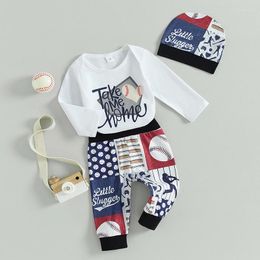 Clothing Sets Born Baby Boys Coming Home Outfit Long Sleeve Take Me Bodysuit Pants Hat Set Shower Gift