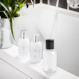 Storage Bottles 12 Pcs Plastic Containers Lotion Bottle Dispenser Shampoo Soap Dispensers Press Travel With Lids