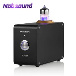 Amplifier Nobsound Mini Vacuum Tube MM Phono Stage Preamplifier HiFi Stereo Preamplifier for Home Turntables Analogue Preamp