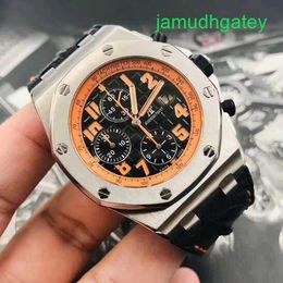 Minimalist AP Wrist Watch Mens Royal Oak Offshore Automatic Mechanical Diving Sports Luxury Watch 44mm 26170ST.OO.D101CR.01