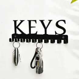 Hooks Useful Key Holder Burr-free Anti-rust Wall-mounted Wall Storage Hook Wrought Iron Clothes Household Supplies