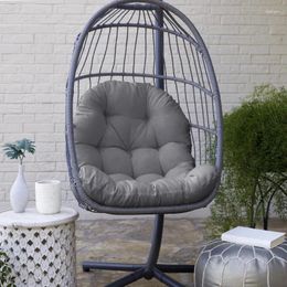 Pillow Sorra Home Egg Chair - 44 In X 27 4 Charcoal