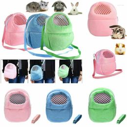 Cat Carriers Small Pet Carrier Hamster Travel Warm Bags Cages Guinea Pig Carry Pouch Bag Solid Zipper Hole 2024