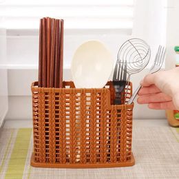 Utensílio de armazenamento de cozinha racks racks faca suporte de drenagem Organizador de talheres de picada de pauzinho de pauzinhos bandeja de utensílios de cozinha para