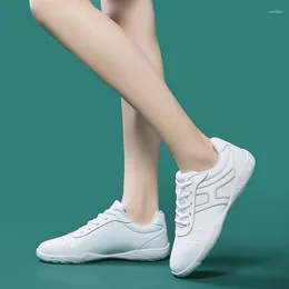 Dance Shoes Modern Jazz Sneakers Women Breathable Lace Up Cheerleading Practise Lightweight Aerobics Fitness Trainers