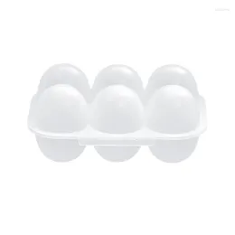 Storage Bottles Plastic Eggs Box Outdoor Camping Carriers 6 G2AB