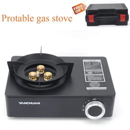 Protable 3500W Butane Cassette Stove Burner Outdoor Camping Fishing Gas Burner For Cooking Fashion Design 240327