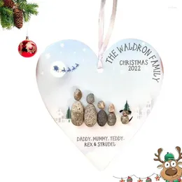 Party Decoration Farmhouse Christmas Ornaments Tree Decorations Tags With Pebble Issues And Heart Design Create A