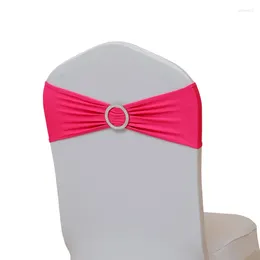 Chair Covers Elegant Elastic Knot Country Wedding Decoration Buckle Sashes Back Cover Mariage El Home Seat Modern