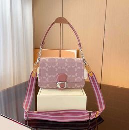 denim bag hobo designer high quality handbags vintage soft shoulder tabby women mens Luxury street flap totes