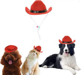 Dog Apparel Pet Cowboy Hat Western Small Birthday Supplies Dress Up Accessories Cat Po Road
