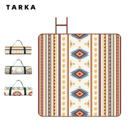 TARKA Big Size Camping Mat Thicken Picnic Pad Portable Folding Beach Mattress Outdoor Waterproof Moistureproof Campsite Mats 240325