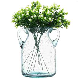 Vases Vintage Home Decor Modern Clear Glass For Bubble Centrepiece Flower Office