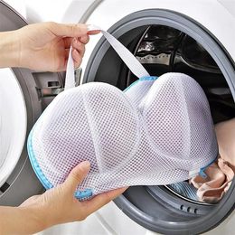 Laundry Bags 1pc Bra Bag Underwear Wash Package Brassiere Cleaning Mesh Pouch Anti Deformation Special Pocket For Washing Machine