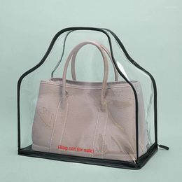 Cosmetic Bags Dust-Proof Handbag Storage Bag Transparent Hanging Cover With Zipper High Capacity Organiser