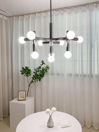 Chandeliers Designer Pre-loved Bauhaus Style Living Room Chandelier Modern Minimalist Memphis Wabi-sabi Bedroom Dining Study Lamp