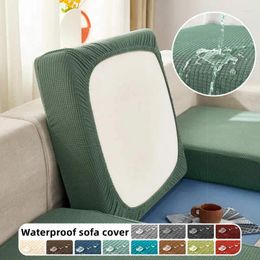 Chair Covers Waterproof Sofa Seat Cushion Cover 1/2/3/4 Seater Jacquard Elastic Furniture Protector L Shaped Couch