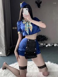 Work Dresses Female Uniform Set Underwear Pure Desire Wrapped Hip Mature Charm Elegant Short Skirt Passionate Sexy S666